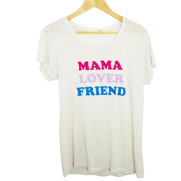 🌟NEW Sundry Mama Lover Friend Graphic Tee T-Shirt Size Small - Picture 2 of 7